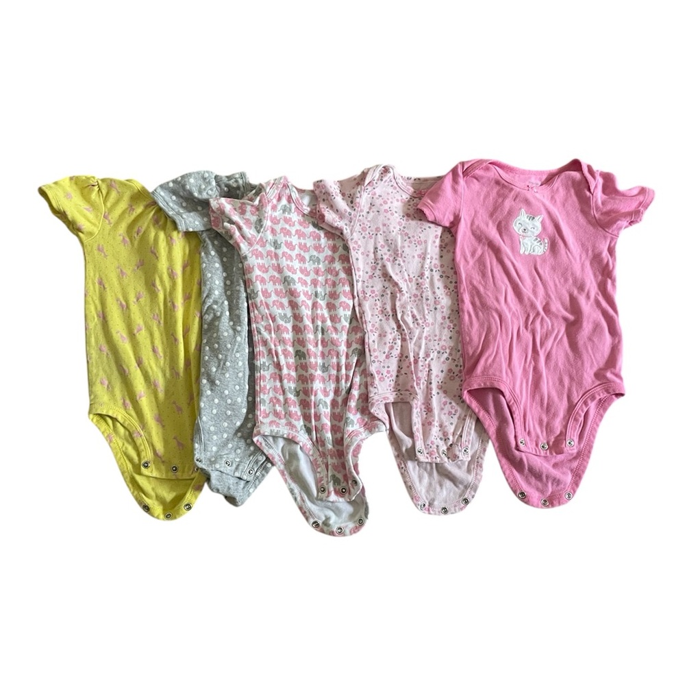 Simple Joys By Carter’s Short Sleeve Bodysuits